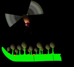 Pinguicula 잎의 포획 및 소화 특징에 대한 벡터 그래픽