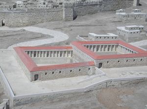 이스라엘 박물관의 베데스다 연못 모형