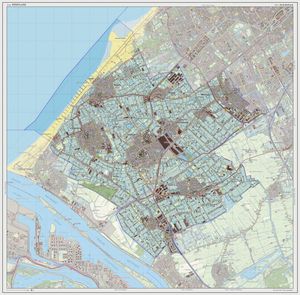 네덜란드 베스트란트의 지형도, 2013년 7월