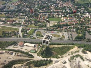 케이블카에서 본 베이리에의 모습