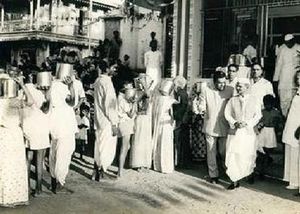 1964년 당시 총리 랄 바하두르 샤스트리와 쿠리엔