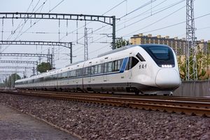 팡산의 부도심선 열차