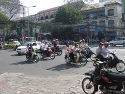 호찌민 시내 거리의 모습