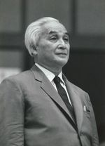 다마가와 학원 설립자인 오바라 쿠니요시. 과거에는 구시 지역에 다마가와 학원 고등학교를 설치했었다.