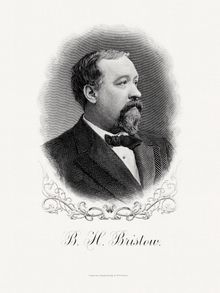 벤저민 브리스토 재무장관미국 연방 인쇄국 제공