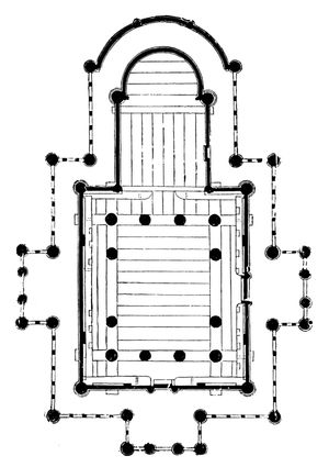 교회 내부 평면도