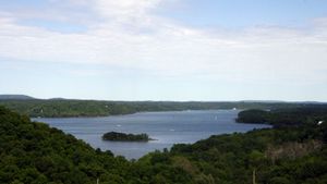 프레리 크릭 지역에서 바라본 비버 호수