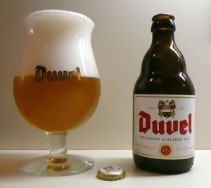 전형적인 벨기에 블론드 에일인 Duvel