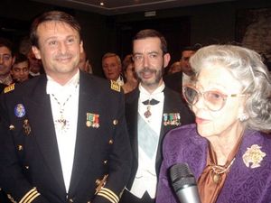 2007년 바르셀로나 대성당 방문 중인 파비올라 왕대비