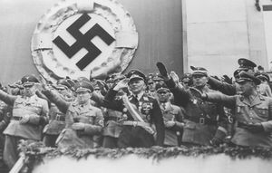 1939년 뤼네부르크 나치 당일 집회에서 리히트호펜