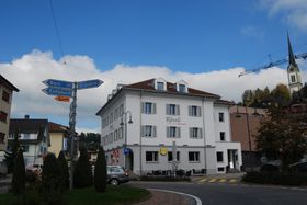 볼후젠 중심가의 도로 횡단