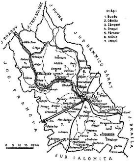 1938년 부저우주 지도
