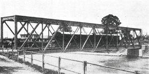 툰 인근 아레 다리의 초기 모습