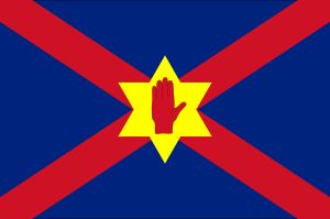 얼스터 분리주의자들이 사용하는 '얼스터 국기'