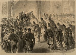 나폴레옹 3세를 알현하는 사절단