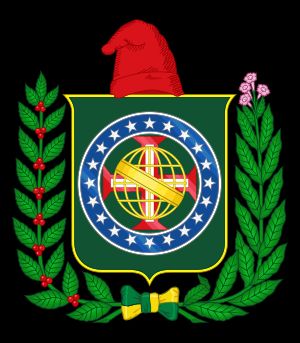 1870년 이투 협약 이후 초기 공화주의자들이 사용했던 문장. 제정 시대의 왕관 대신 프리지아 모자를 사용했다.