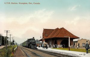 1910년경 브램턴역