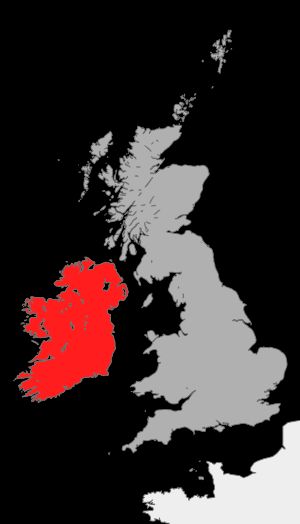 아일랜드 섬 지도