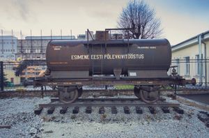 1940년 이전 명칭(에시메네 에스티 폴레브키비토스투스)이 표시된 VKG 유조선