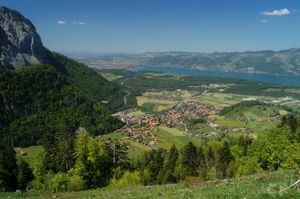 니젠산에서 본 비미스 마을