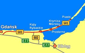 501번 지방도로 지도