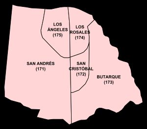 비야베르데의 행정 구역