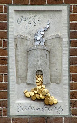 Batenburg gevelsteen, 암스테르담 프린센그라흐트 소재