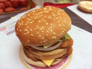 치킨 빅 킹 샌드위치