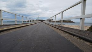 빅터하버와 그래나이트 섬을 잇는 둑길