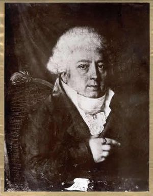 브르타뉴 작가 자크 캉브리 (1749-1807)의 초상화.