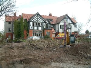 사우스포트의 빅토리아 시대 저택 중 하나인 로즈필드 홀, 2007년 복원 중