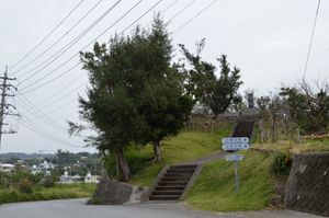 버크너가 포격을 받은 고지(이토만시 마에자토)