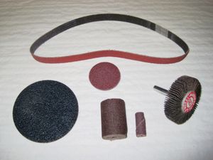 다양한 코팅 연마재