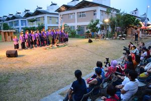 2018년 산린 샤오린에서 열린 타이보안 문화 축제의 타이보안 문화 공연.