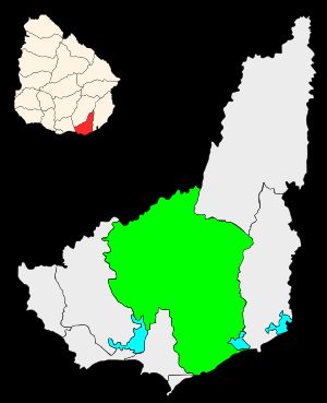 산 카를로스 시의 위치 지도