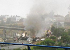 사고 직후의 모습