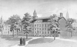 1773년경 뉴욕 시 킹스 칼리지 삽화