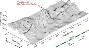 상페드루 상파울루 군도 주변의 심해 지형