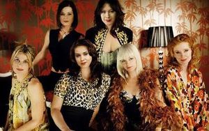 시즌 1 주요 출연진 (왼쪽에서 오른쪽으로), 다이아나 글렌(Diana Glenn) - 클로이 역, 매들린 웨스트(Madeleine West) - 멜 역, 케스티 모라시(Kestie Morassi) - 나탈리 역, 페타 서전트(Peta Sergeant) - 헤더 역, 보야나 노바코비치(Bojana Novakovic) - 티피 역, 그리고 앨리슨 화이트(Alison Whyte) - 로렌 역