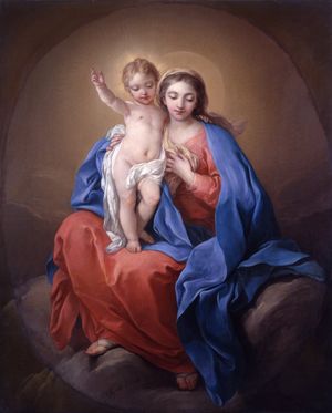 《축복하는 마리아와 아기 예수》(La Vierge et l'enfant bénissant), 1738년