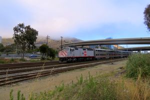 Caltrain in South San Francisco