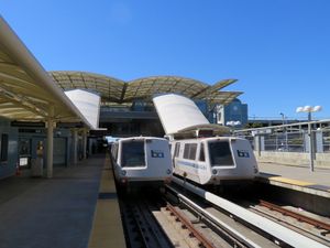 BART at Millbrae station