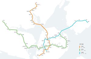 샤먼 궤도교통 노선도