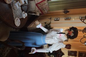 빅토리아 시대 장식과 의복 전시