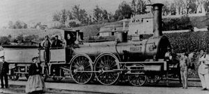 1857년에 제작된 OS의 기관차 12호