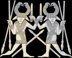 서튼 후 투구의 디자인 1 도면