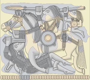 서튼후 투구의 디자인 2 그림