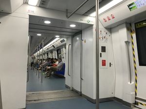 7호선 열차 내부