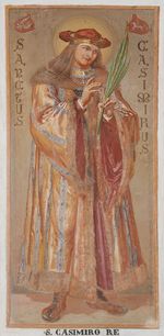 Santuario della Mentorella}}의 성 카지미르 프레스코화