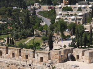 예루살렘 다윗 탑의 성첩. 팔레스타인 지역의 맘루크 왕조와 오스만 제국 시대 양식을 보여준다.